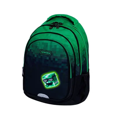 ASTRA - Iskolai hátizsák AstraBAG PIXEL HERO, AB300, 502024096