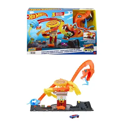 MATTEL - Hot Wheels City Éhes kobra megtámadja a pizzériát