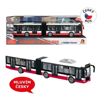 MADE - Busz lendkeréken 44 cm, csehül beszél, megállókat jelent be, CZ design