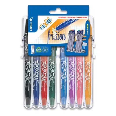 PILOT - Roller Frixion Ball 0,7 mm, 8 db-os Set2Go készlet