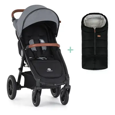 PETITE&MARS - Sport babakocsi Street2 Air Oak Ultimate Grey + lábzsák Jibot INGYENES