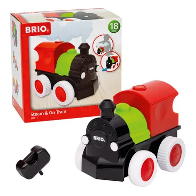 BRIO - Gőzmozdony Steam & Go