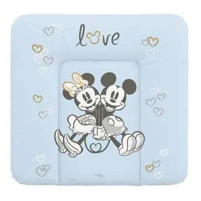 CEBA - Puha pelenkázó szőnyeg komódhoz 75x72 Disney Minnie & Mickey kék