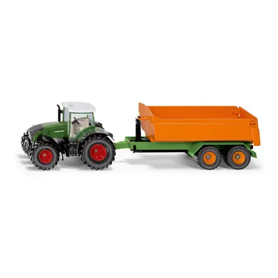 SIKU - Farmer - traktor Fendt billenő pótkocsival, 1:50