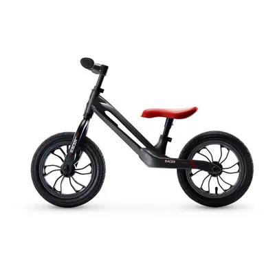 QPLAY - Fútobicikli Racer air (Titanium) Black/ Red, 3-6 év, 30 kg-ig