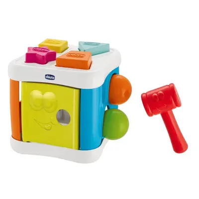 CHICCO - Sort&Beat 2in1 játékkocka, 6m+