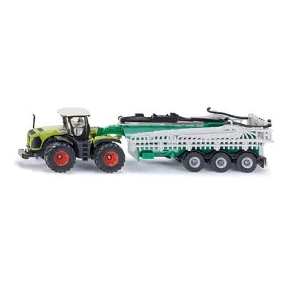 SIKU - Farmer - Claas Xerion traktor tartállyal, 1:87 méretarány