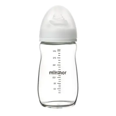 MININOR - Üveg cumisüveg 240ml 3m+