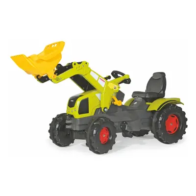 ROLLYTOYS - Pedálos traktor Farmtrac Claas Axos elöl rakodóval