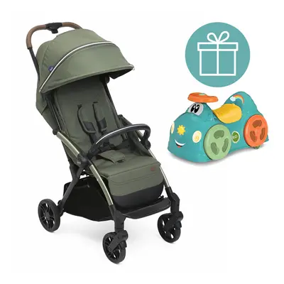 CHICCO - Sport babakocsi Goody Xplus - Twinkle Green + fútobicikli All around INGYENES