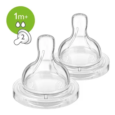 PHILIPS AVENT - SCF632/27 Classic szilikon etetőcumi 2 lyukú, 1 hó+