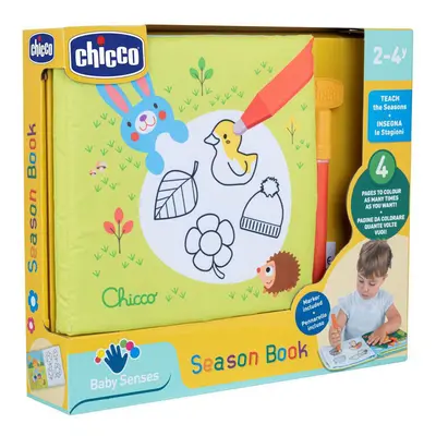 CHICCO - Könyv az ismételt vízzel való festéshez Seasons 24m+