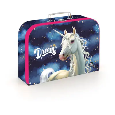 KARTON PP - Bőrönd laminált 34 cm Unicorn 1