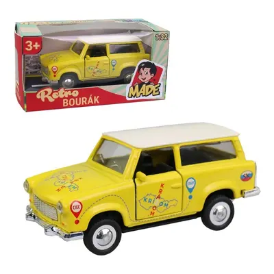 MADE - Trabant kombi, fém, 12 cm