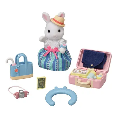 SYLVANIAN FAMILY - Anyuka fehér nyúl és hétvégi utazó készlet