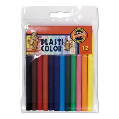 KOH-I-NOOR - Plasti Color PE zsírkréták, 12 darabos készlet