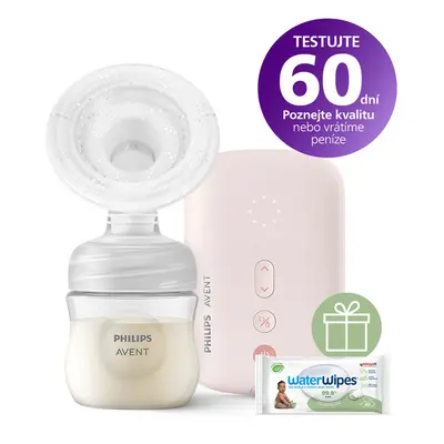 PHILIPS AVENT - Elektromos mellszívó SCF395/31+WW Soapberry 60 db