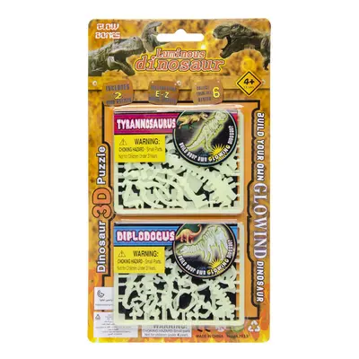 RAPPA - Dinoszaurusz 3D puzzle világít a sötétben