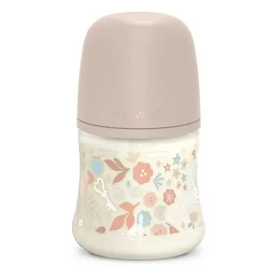 SUAVINEX - Csecsemő palack Wonderland 150 ml fiziológiai áramlás S - Liberty rózsaszín