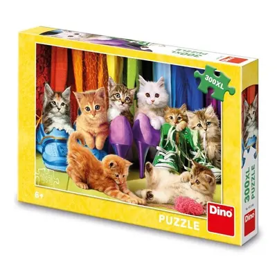 DINO - Színes Cicák 300 Xl Puzzle