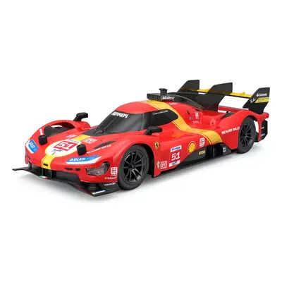 MAISTO - RC - 1:16 RC FERRARI 499P LHM (2023 24H LE MANS BAJNOK) világítással, XTR, 2,4 GHz, USB