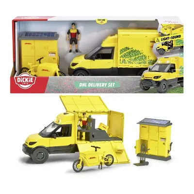 DICKIE - DHL csomagküldő jármű, 25 cm