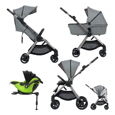 ANEX - Kombinált babakocsi IQ Pure premium + KIDDY Evoluna i-size 2 + alap