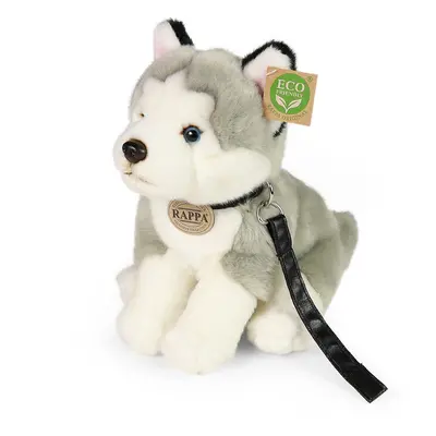 RAPPA - Husky plüss kutya pórázon ül 28 cm ECO-FRENDLY