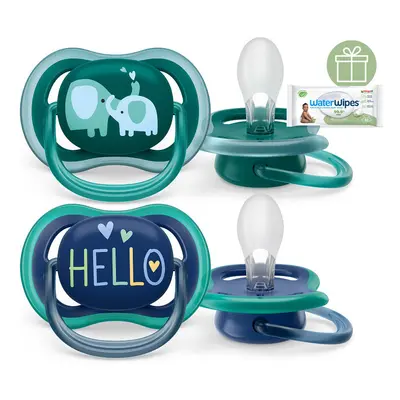 PHILIPS AVENT - Ultra air 18m+ cumi fiú (elefánt) 2 db+WW Soapberry 60 db