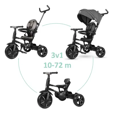 QPLAY - Rito star trike Black, összecsukható, kor 10-72 hónap