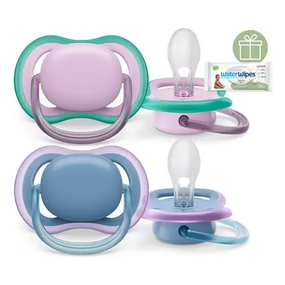 PHILIPS AVENT - Ultra air semleges 6-18m lány kék 2 db+WW Soapberry 60 db