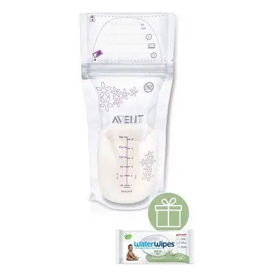 PHILIPS AVENT - Anyatejtároló zacskók 180 ml 25 db+WW Soapberry 60 db