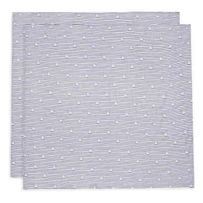 JOLLEIN - Pelenkák 2 db 115x115 cm Miffy Stripe Navy