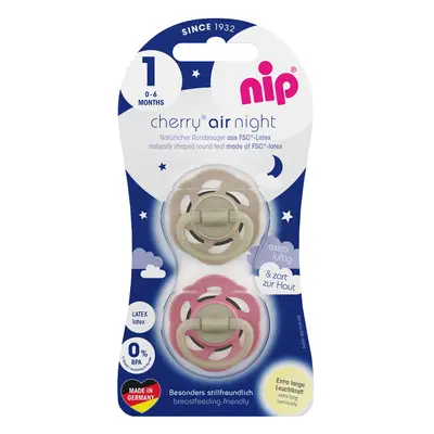 NIP - CHERRY air night cumi gumi, 0-6h+, 2 db, brown/red