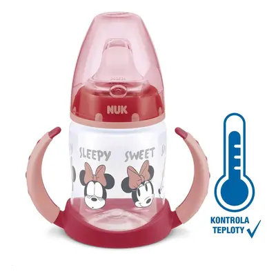 NUK - Baba tanuló itatópohár Disney Mickey hőmérséklet jelzővel 150 ml szürke