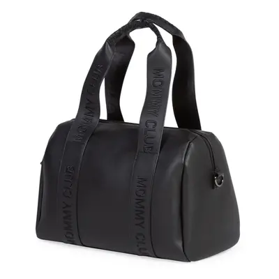 CHILDHOME - Pelenkázótáska Mommy Club Signature Vegan Leather Black