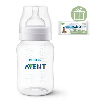 PHILIPS AVENT - Anti-colic cumisüveg 260 ml 1hó++WW Soapberry 60db