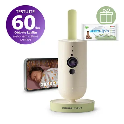 PHILIPS AVENT - Okos babafigyelő kamera SCD643/26+WW Soapberry 60db