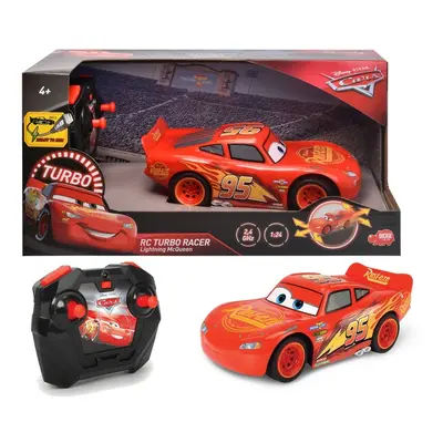 DICKIE - Rc Cars 3 Villám Mcqueen Turbo Racer 1:24, 17Cm, 2Kan