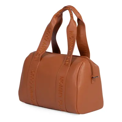 CHILDHOME - Pelenkázótáska Mommy Club Signature Vegan Leather Brown