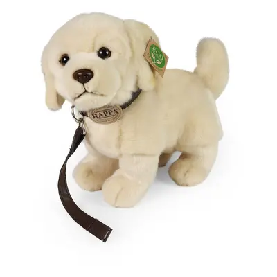 RAPPA - Plüss kutya golden retriever állva pórázzal 25 cm ECO-FRIENDLY