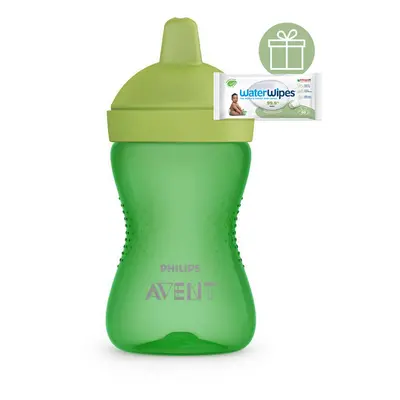 PHILIPS AVENT - Grippy pohár kemény itatórésszel fiúknak 300 ml+WW Soapberry 60db