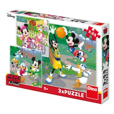 DINO - Mickey és Minnie sportolók 3X55D