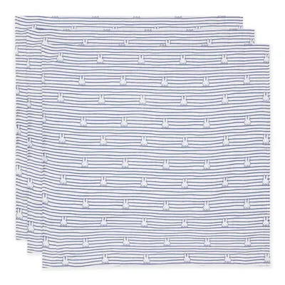 JOLLEIN - Pelenkák 3 db 70x70 cm Miffy Stripe Navy