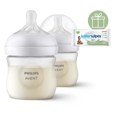 PHILIPS AVENT - Natural Response cumisüveg 125 ml 0hó+ 2db+WW Soapberry 60db