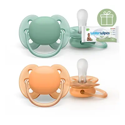 PHILIPS AVENT - Ultrasoft Premium semleges cumi 0-6 hó 2 db+WW Soapberry 60 db