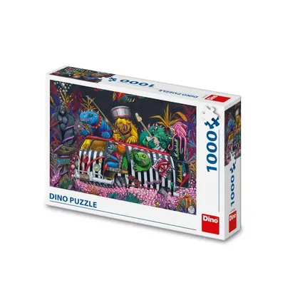 DINO - Szörnyek Kiránduláson 1000 Puzzle