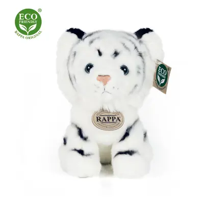 RAPPA - Plüss fehér tigris ülve 18 cm ECO-FRIENDLY