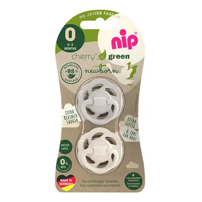 NIP - CHERRY GREEN cumizó Newborn, gumi, 0m+, 2db, grey/brown