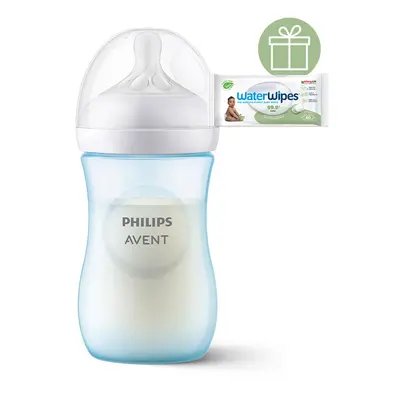 PHILIPS AVENT - Natural Response cumisüveg 260 ml, 1m+ kék+WW Soapberry 60 db